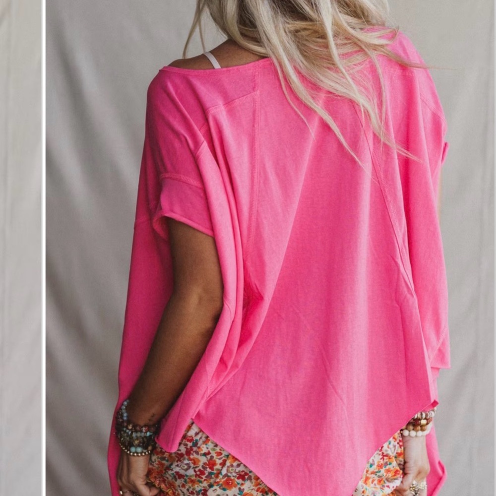 Three Birds Nest / DAVI & DANI Bright Pink Girls' Tank Top - Picture 5 of 6